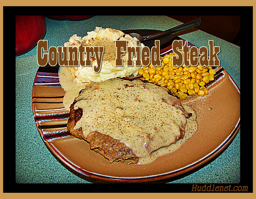 Country Fried Steak Recipe by Huddlenet.com